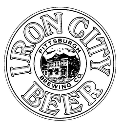 IRON CITY BEER PITTSBURGH BREWING CO. logo