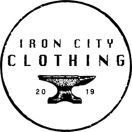 IRON CITY CLOTHING 2019 logo