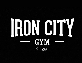 IRON CITY GYM EST. 1996 logo