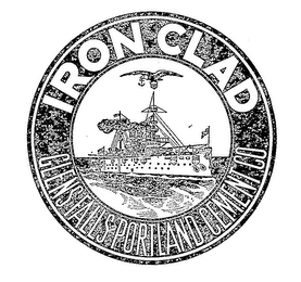IRON CLAD GLENS FALLS PORTLAND CEMENT CO. logo