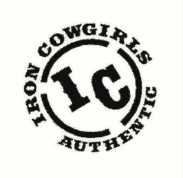 IRON COWGIRLS AUTHENTIC IC logo