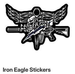 IRON EAGLE STICKERS logo
