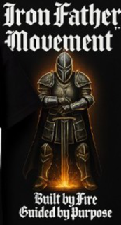 IRON FATHER MOVEMENT BUILT BY FIRE GUIDED BY PURPOSE logo