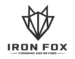 IRON FOX FORWARD AND BEYOND logo