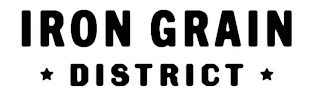 IRON GRAIN DISTRICT logo