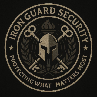 IRON GUARD SECURITY PROTECTING WHAT MATTERS MOST logo
