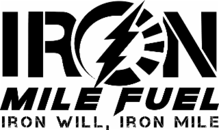 IRON MILE FUEL, IRON WILL, IRON MILE logo