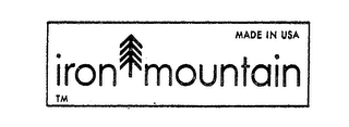 IRON MOUNTAIN MADE IN USA TM logo