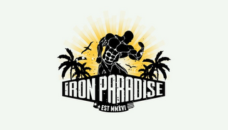 IRON PARADISE EST MMXVI logo