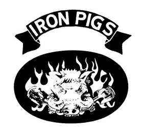 IRON PIGS logo