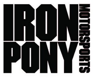 IRON PONY MOTORSPORTS logo
