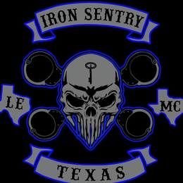 IRON SENTRY LE MC TEXAS logo