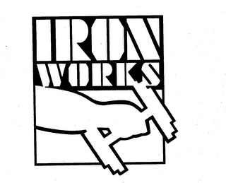 IRON WORKS logo