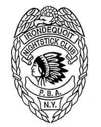 IRONDEQUOIT NIGHTSTICK CLUB P.B.A. N.Y. logo