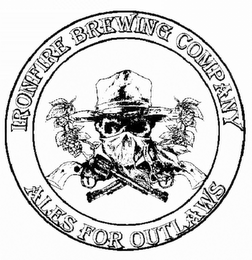 IRONFIRE BREWING COMPANY ALES FOR OUTLAWS logo