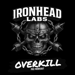 IRONHEAD LABS OVERKILL PRE-WORKOUT logo