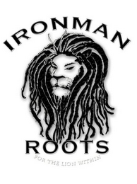 IRONMAN ROOTS FOR THE LION WITHIN logo