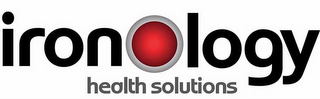 IRONOLOGY HEALTH SOLUTIONS logo