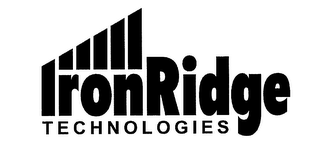IRONRIDGE  T E C H N O L O G I E S logo