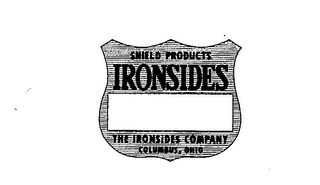 IRONSIDES SHIELD PRODUCTS THE IRONSIDES COMPANY logo