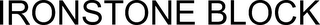 IRONSTONE BLOCK logo