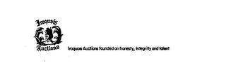IROQUOIS AUCTIONS FOUNDED ON HONESTY,INTEGRITY AND TALENT logo