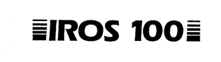 IROS 100 logo