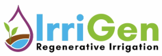 IRRIGEN REGENERATIVE IRRIGATION logo
