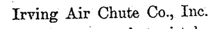 IRVIN AIR CHUTE logo
