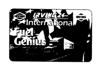 IRVING 24 INTERNATIONAL FUEL GENIUS logo