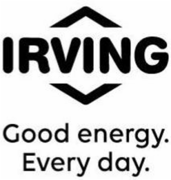 IRVING GOOD ENERGY. EVERY DAY. logo