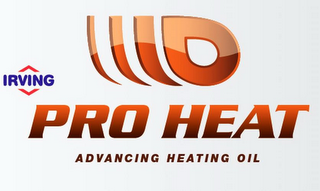 IRVING PRO HEAT ADVANCING HEATING OIL logo