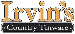 IRVIN'S COUNTRY TINWARE logo