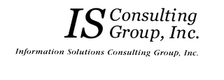 IS CONSULTING GROUP, INC. logo