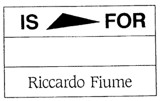 IS FOR RICCARDO FIUME logo