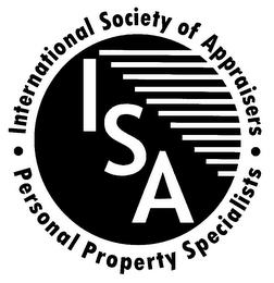 ISA INTERNATIONAL SOCIETY OF APPRAISERS PERSONAL PROPERTY SPECIALISTS logo