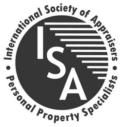 ISA INTERNATIONAL SOCIETY OF APPRAISERS PERSONAL PROPERTY SPECIALISTS logo