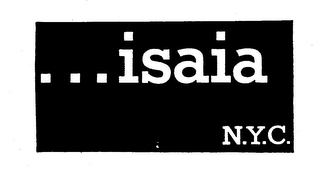 ...ISAIA N.Y.C. logo