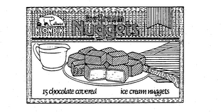 ISALY'S KLONDIKE ICE CREAM NUGGETS 15 CHOCOLATE COVERED ICE CREAM NUGGETS logo