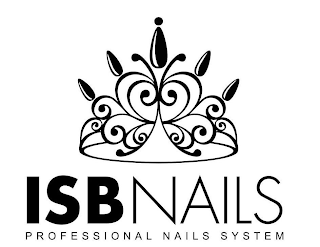 ISB NAILS PROFESSIONAL NAILS SYSTEM logo