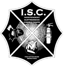 I.S.C. INDEPENDENT SUPPRESSION CONSULTANTS FIRE EXTINGUISHER INSPECTIONS logo