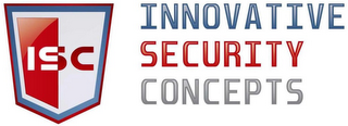 ISC INNOVATIVE SECURITY CONCEPTS logo