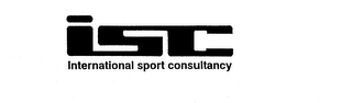 ISC INTERNATIONAL SPORT CONSULTANCY logo