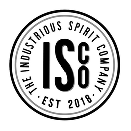 ISCO · EST 2018 · THE INDUSTRIOUS SPIRIT COMPANY logo