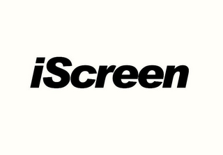ISCREEN logo