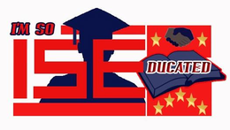 ISE, I'M SO EDUCATED logo