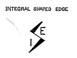 ISE INTEGRAL SHAPED EDGE logo