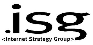 .ISG <INTERNET STRATEGY GROUP> logo