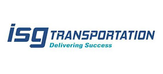 ISG TRANSPORTATION DELIVERING SUCCESS logo