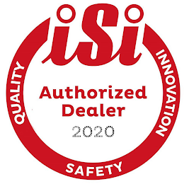 ISI AUTHORIZED DEALER QUALITY INNOVATION SAFETY logo
